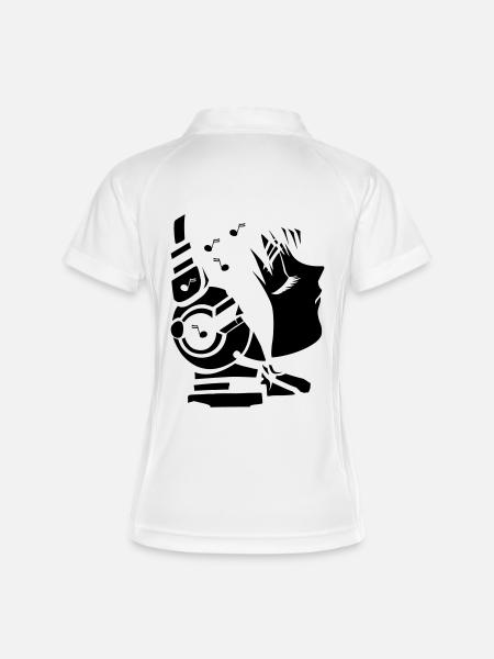 future_sound3 - Women's Polo breathable - white/navy