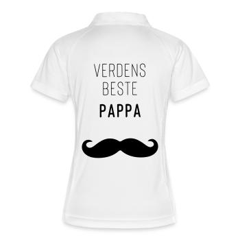 the best dad in the world - Women's Polo breathable - white/navy - Back
