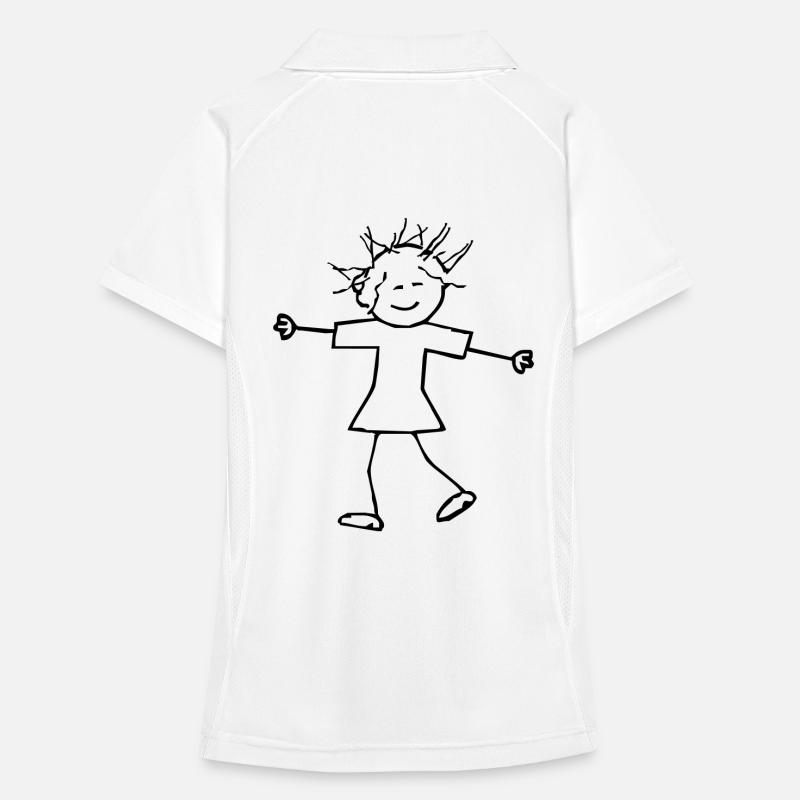 Mädel Frauen Polo atmungsaktiv