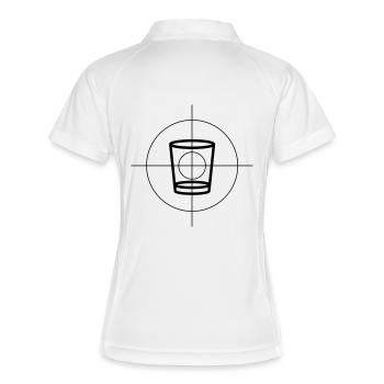 Natural Korn Killers Neck - Frauen Polo atmungsaktiv - Weiß/Navy - Hinten