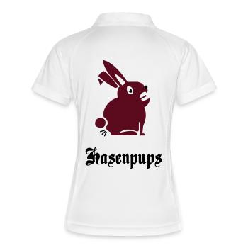 Hasenpups - Polo respirant Femme - blanc/marine - Dos