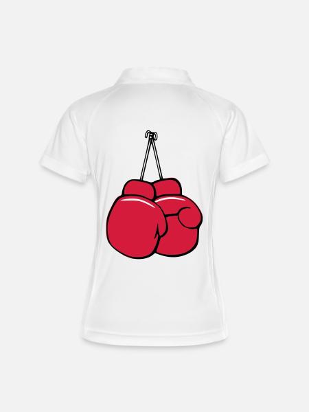 Boxing Gloves - Women's Polo breathable - white/navy