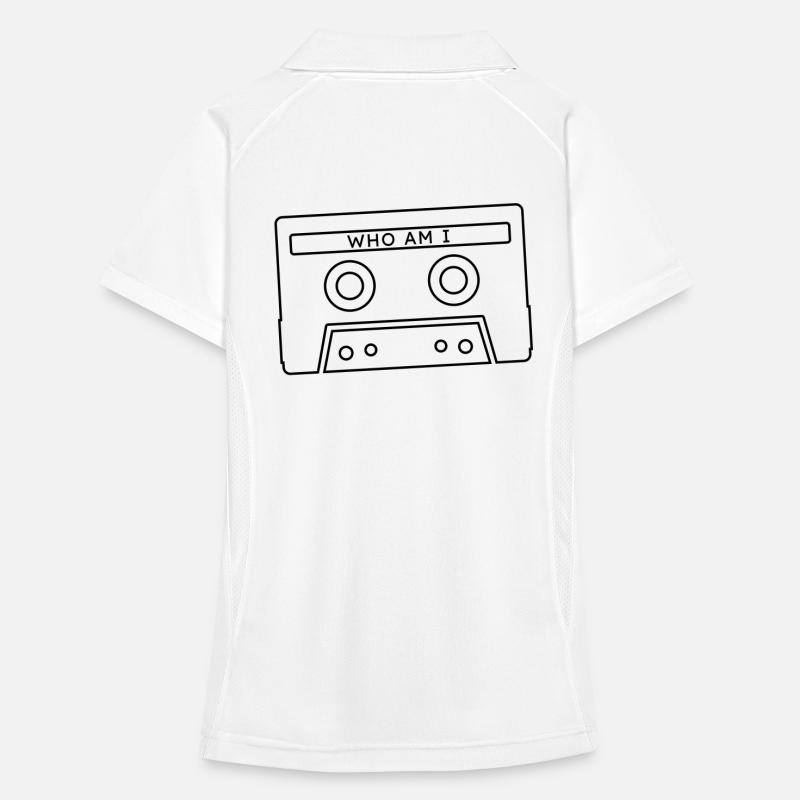 Retro Audio Cassette Women's Polo breathable