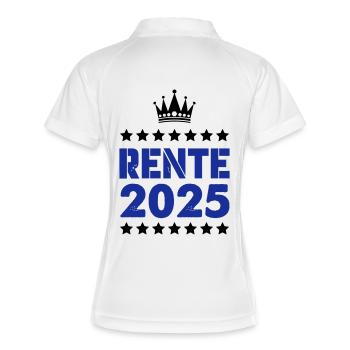 Rente 2025 - Polo respirant Femme - blanc/marine - Dos