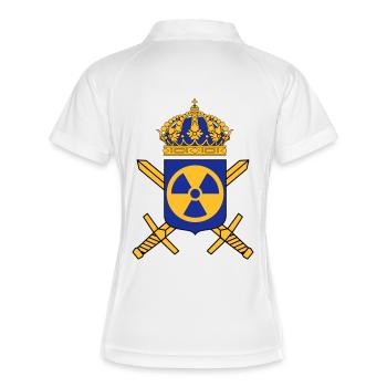 Le programme suédois d’armement nucléaire - Polo respirant Femme - blanc/marine - Dos