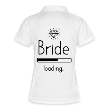 Bride - Women's Polo breathable - white/navy - Back