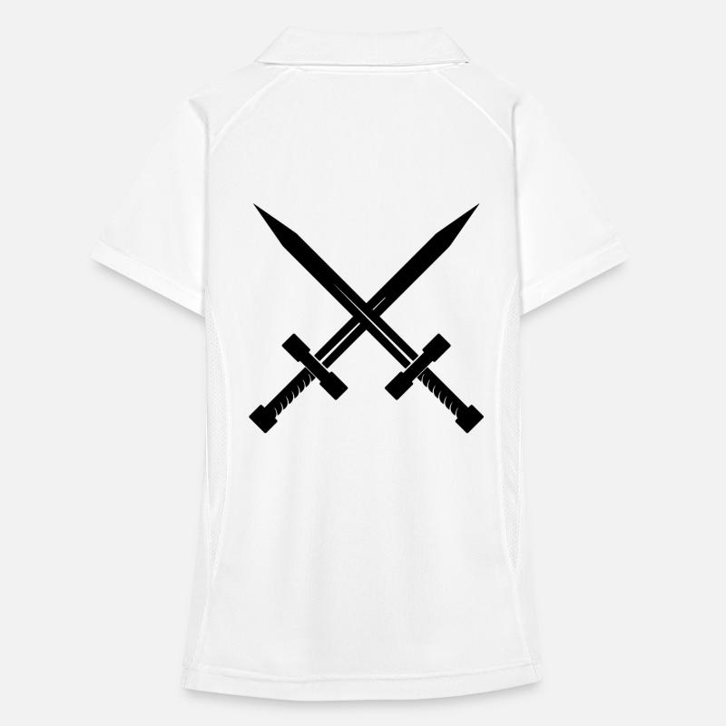 Crossed Swords Frauen Polo atmungsaktiv