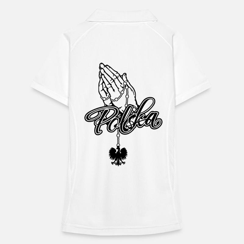 Praying Hands Polska Basic Frauen Polo atmungsaktiv