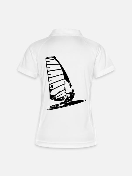 PlancheCà 4 Sail - Women's Polo breathable - white/navy