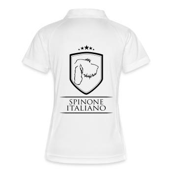 SPINONE ITALIANO COAT OF ARMS - Women's Polo breathable - white/navy - Back