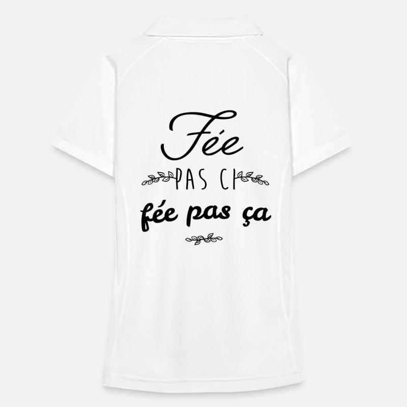 Fée pas ci fée pas ca Polo respirant Femme