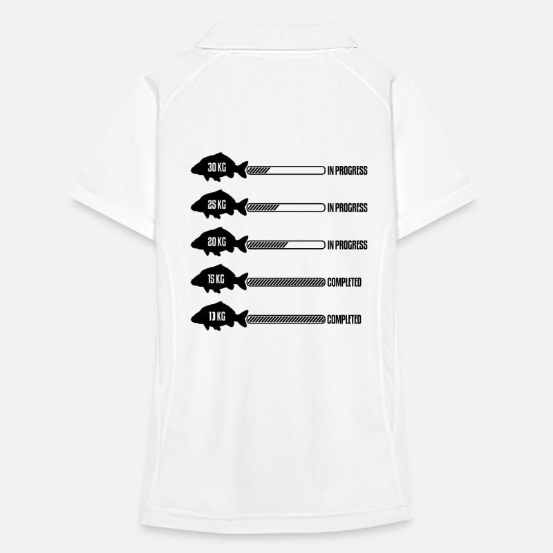 Big Carp en cours Polo respirant Femme