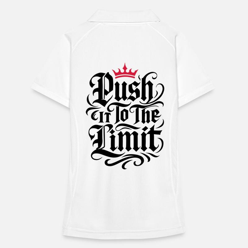 Push It To The Limit Training Frauen Polo atmungsaktiv