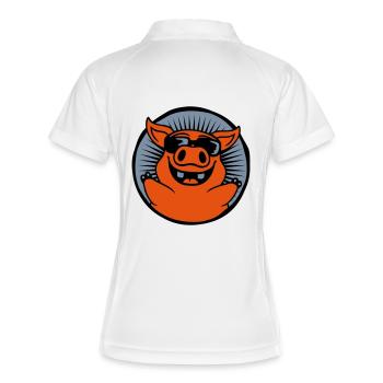 Circle Cool Sunglasses Pig - Women's Polo breathable - white/navy - Back