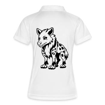 Bande dessinée Coyote - Polo respirant Femme - blanc/marine - Dos