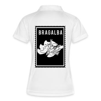 Bragalba-Wayang - Women's Polo breathable - white/navy - Back
