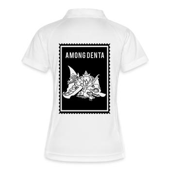 Among Denta- Wayang - Women's Polo breathable - white/navy - Back