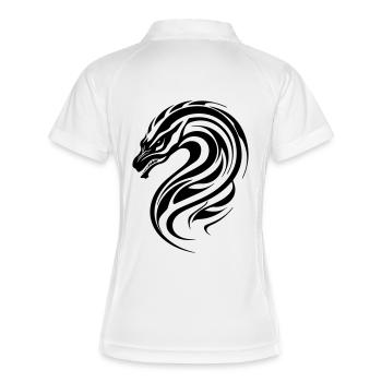 Scorpionfish Tribal - Women's Polo breathable - white/navy - Back