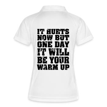 It Hurts Now... - Women's Polo breathable - white/navy - Back