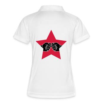 stern_faust_2 - Women's Polo breathable - white/navy - Back