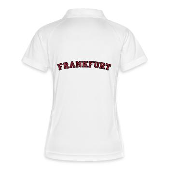 Frankfurt College Style - Women's Polo breathable - white/navy - Back