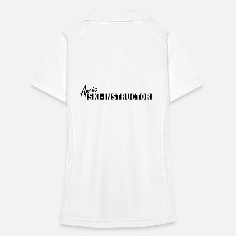 Après Ski Instructor – First Lesson Free Frauen Polo atmungsaktiv