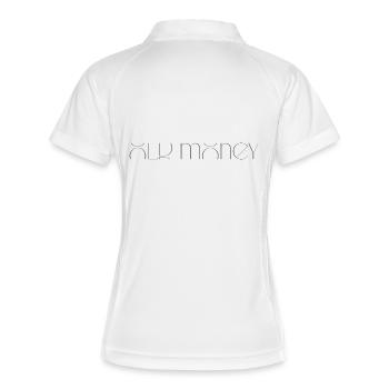 Vieil argent - Polo respirant Femme - blanc/marine - Dos