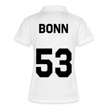 Bonn 53 - Women's Polo breathable - white/navy - Back