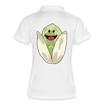 Pistachios Nut Nuts Food Food Vegan - Women's Polo breathable - white/navy - Back