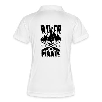 Kayaking - Women's Polo breathable - white/navy - Back