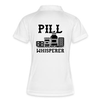 pharmacist - Women's Polo breathable - white/navy - Back