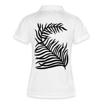 Planter - Polo respirant Femme - blanc/marine - Dos