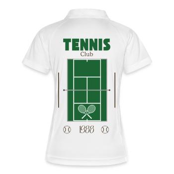 Tennis Club - Women's Polo breathable - white/navy - Back