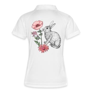 Easter Bunny Happy Easter - Women's Polo breathable - white/navy - Back