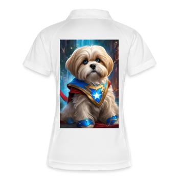 Héros Chiot Starcrest Cape - Polo respirant Femme - blanc/marine - Dos