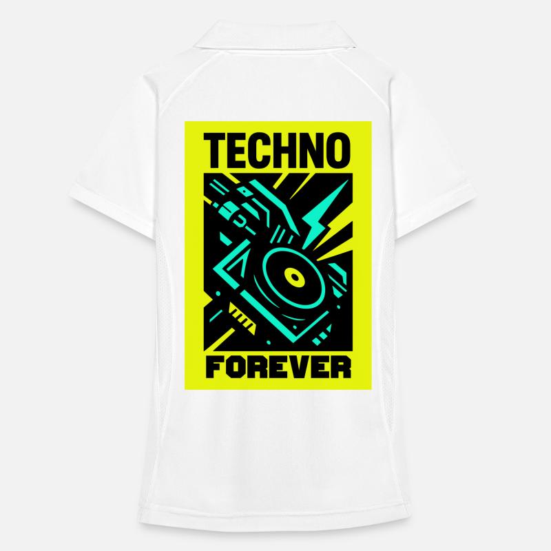 Techno Forever Frauen Polo atmungsaktiv