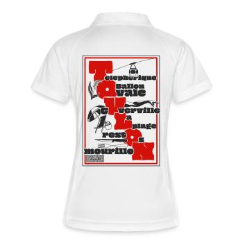 What to do in Toulon, tourist activities - Women's Polo breathable - white/navy - Back
