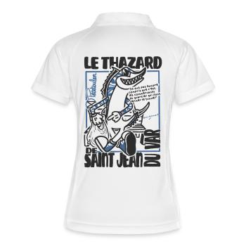 Thazard de Saint Jean du Var - Polo respirant Femme - blanc/marine - Dos
