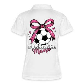 Maman Soccer - Polo respirant Femme - blanc/marine - Dos