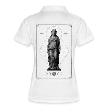Daughter of the Moon - Women's Polo breathable - white/navy - Back