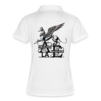 Albergue la Esperanza Nr2 - Polo respirant Femme - blanc/marine - Dos