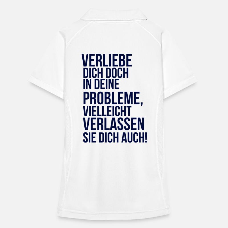  about going wild - verliebe dich in deine Problem Frauen Polo atmungsaktiv