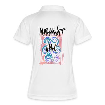 SHARKYS OLDHOUSE Number one - Women's Polo breathable - white/navy - Back
