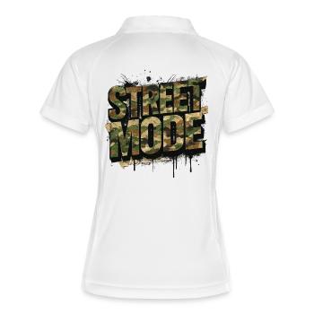 Camouflage Street Fashion Urban Auto Tuning Style - Women's Polo breathable - white/navy - Back