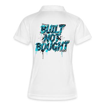 Camouflage Built Not Bought Car Tuner Style - Women's Polo breathable - white/navy - Back