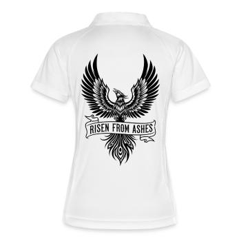 Phoenix Risen From Ashes - Women's Polo breathable - white/navy - Back