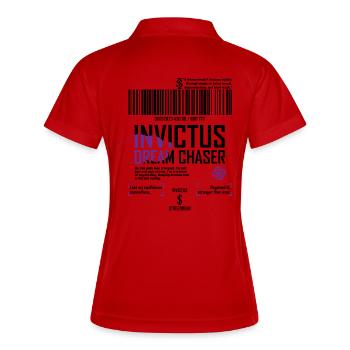 Dream Chaser - Frauen Polo atmungsaktiv - Weiß/Navy - Hinten