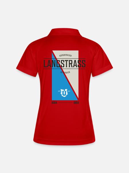 Zurich Langstrass Edition - Women's Polo breathable - white/navy