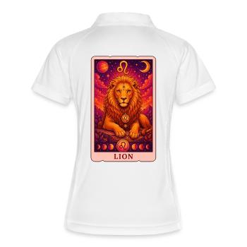Leo Tarot - Women's Polo breathable - white/navy - Back