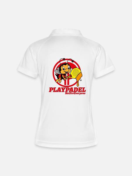 Ape Padel Exclusive - Women's Polo breathable - white/navy